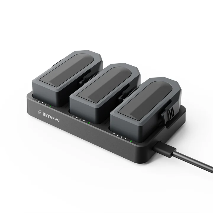 BETAFPV Aquila 20 Charging Hub: Smart 3-Battery Fast-Charging Station for FPV Drones