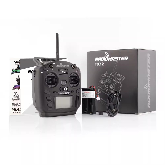 RadioMaster TX12 MK2: Radio Controller for RC Models & FPV Drones — Simulator Compatible, ELRS, Hall Gimbals, Open-Source Firmware