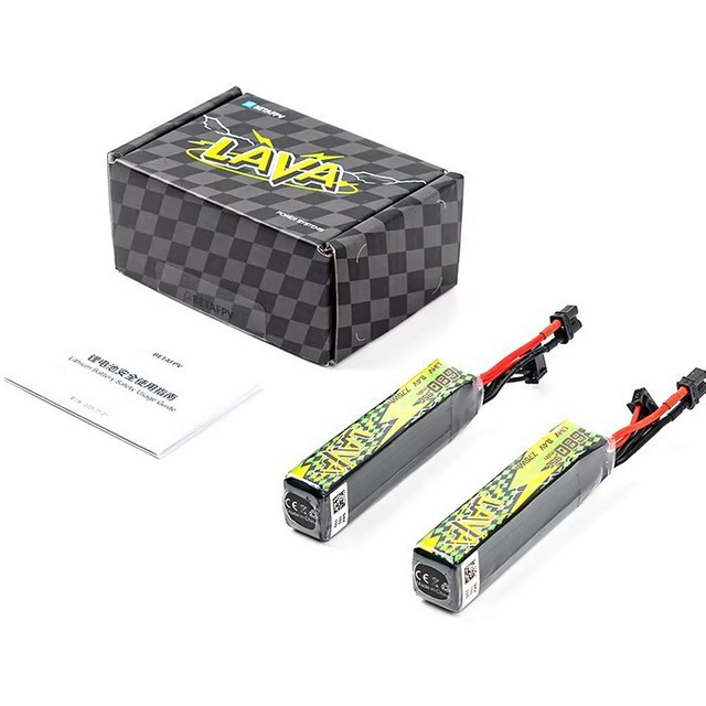 BETA FPV Lava Series: 580-680mAh 2-4S LiPo Battery—Compatible with FPV Drones and Pavo Series
